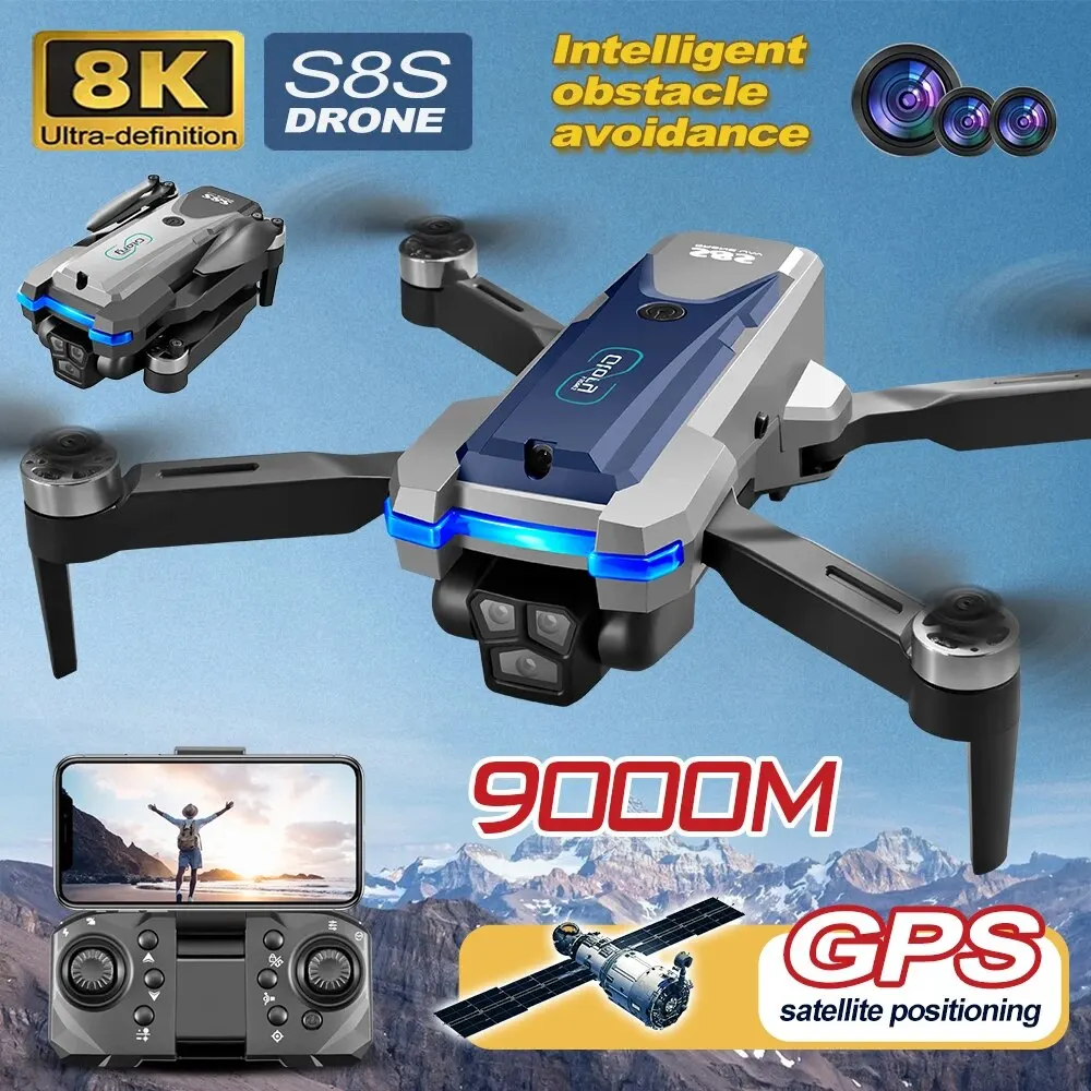 Drone Racing Camera - S8S Drone lipat 5G Wifi 8K