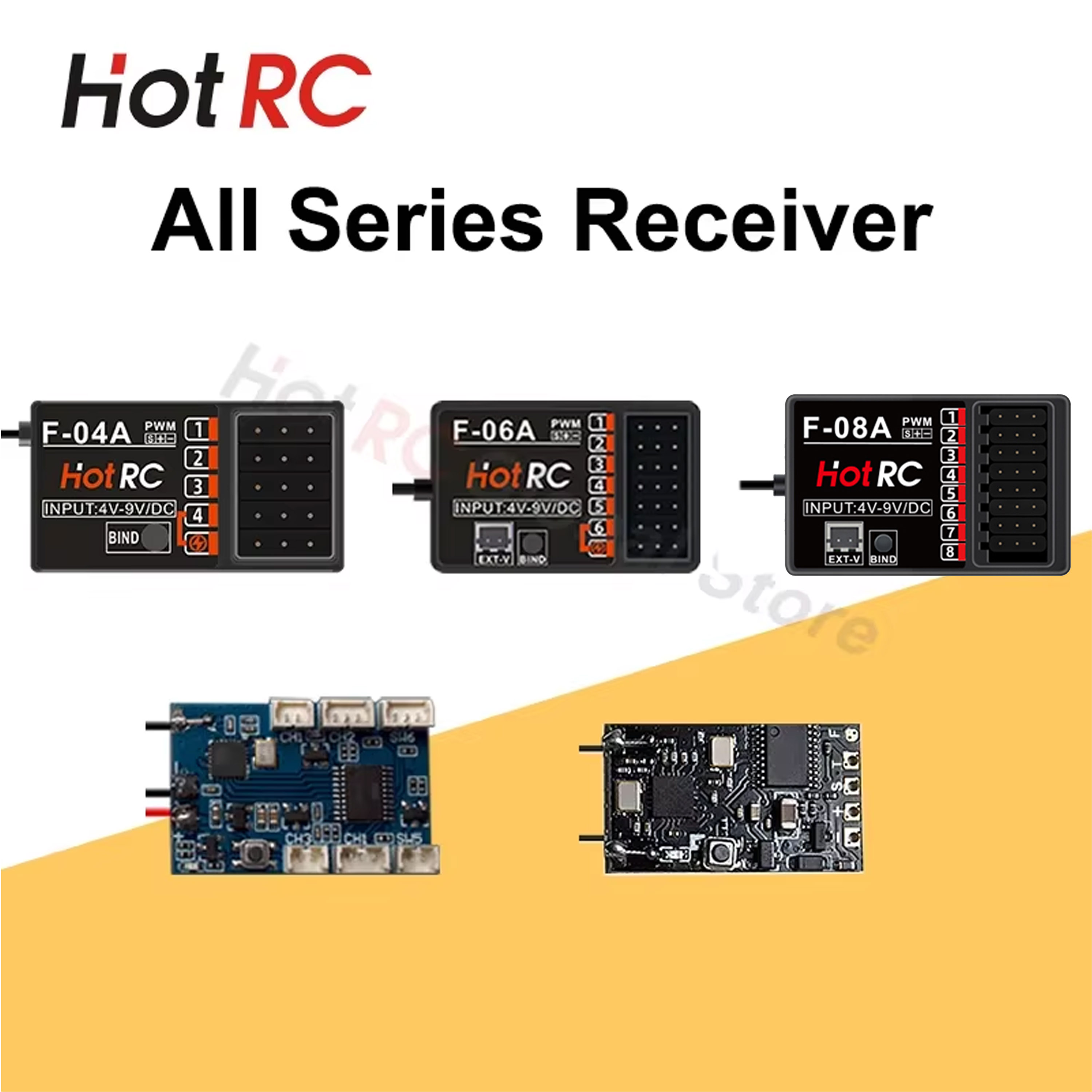 HOTRC Model bagian 8 saluran,  - Drone Racing Receiver ulasan dan harga