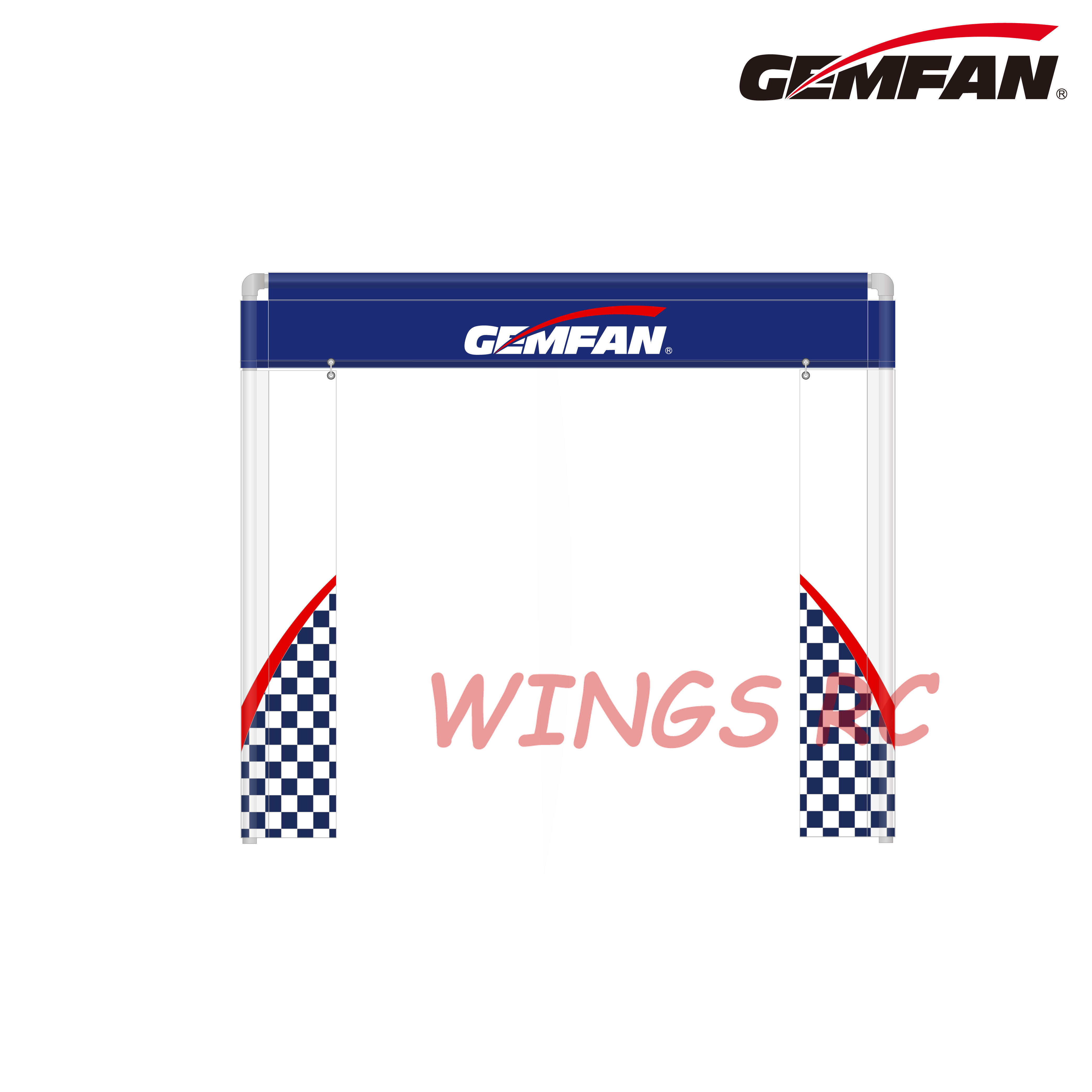 Gemfan 213*183CM Gerbang Balap - Drone Racing Gate ulasan dan harga
