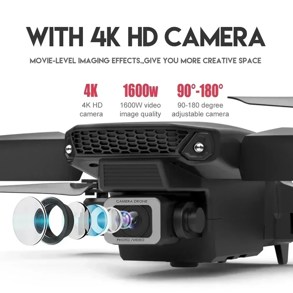 E88 Pro Drone FPV kamera sudut - Drone Racing Camera ulasan dan harga