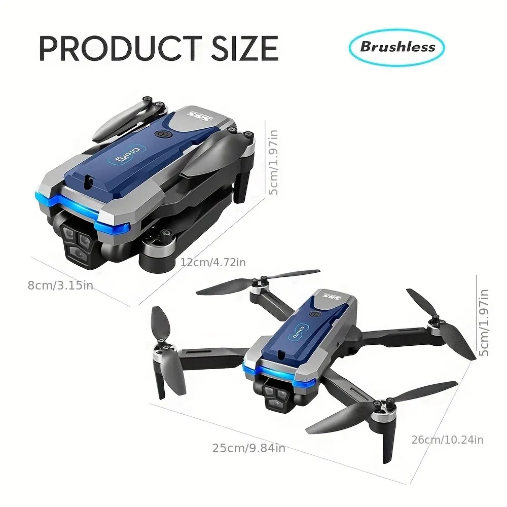 S8S Drone lipat 5G Wifi 8K HD, - Drone Racing Camera ulasan dan harga