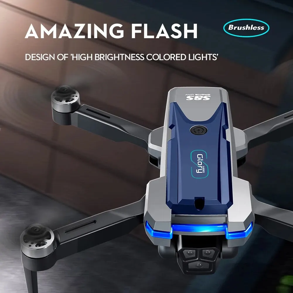 S8S Drone lipat 5G Wifi 8K HD, - Drone Racing Camera ulasan dan harga